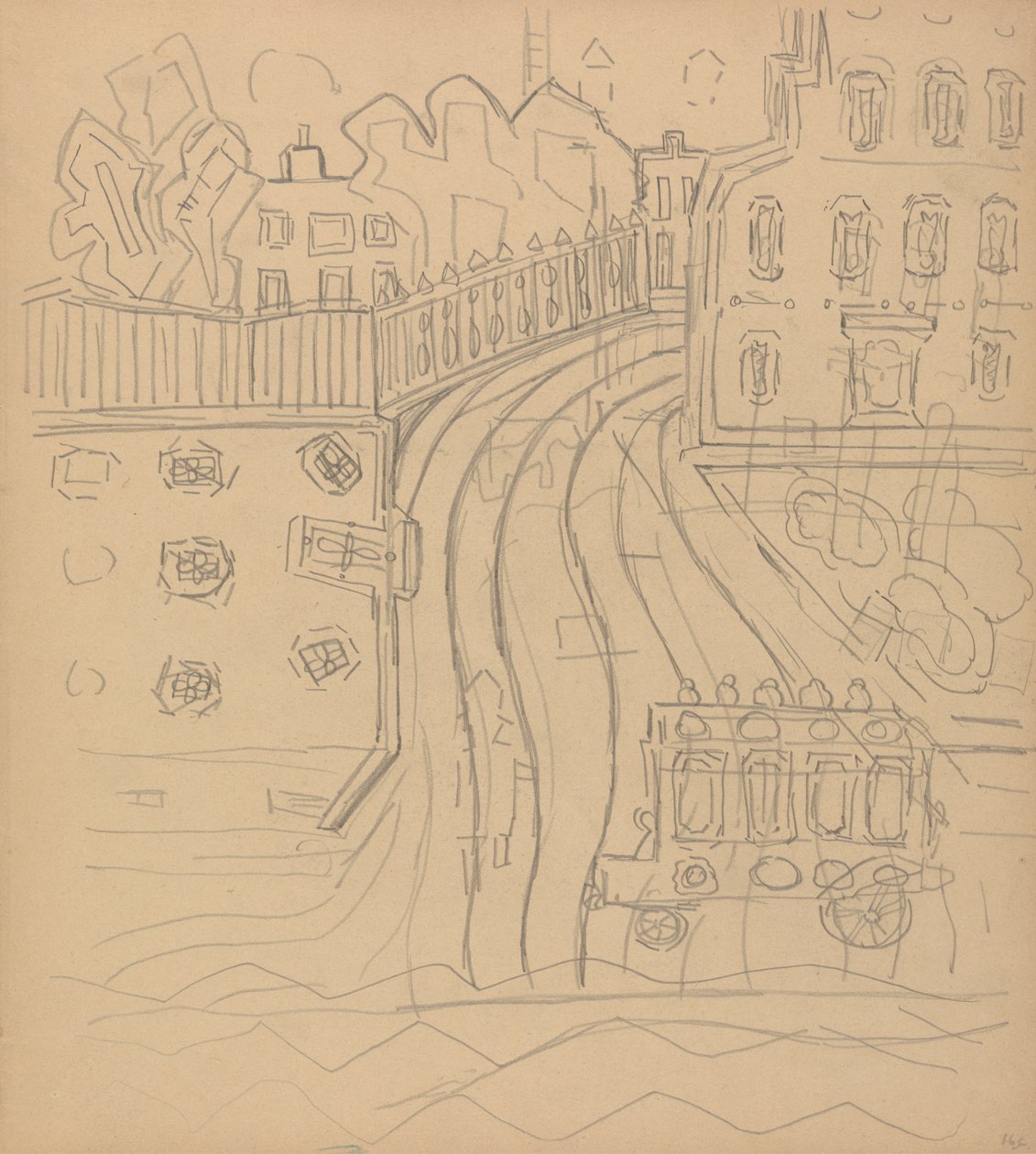 Cueva del Becerro de Oro: Calle de la ciudad con Omnibus de Spencer Frederick Gore