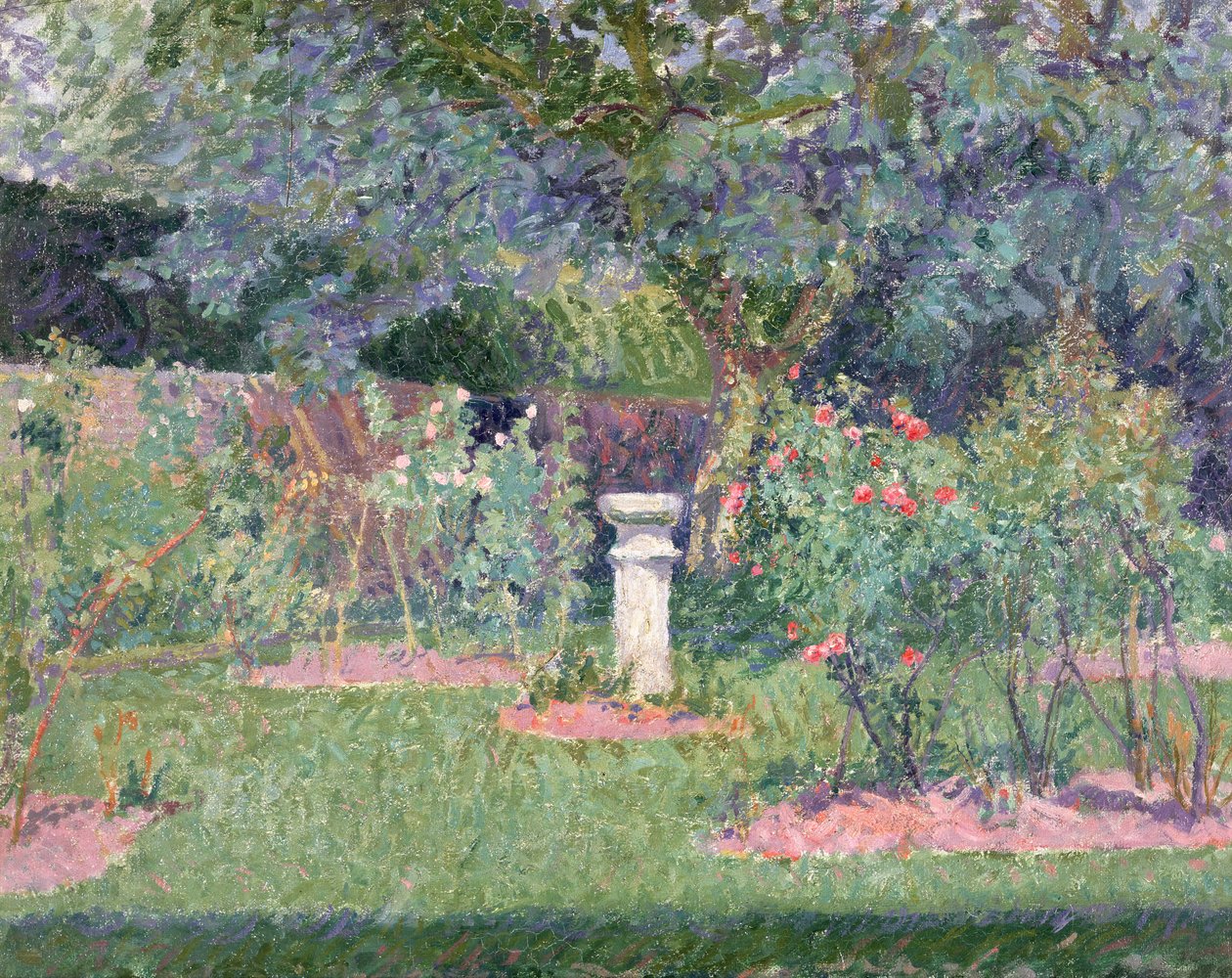 El jardín en Hertingfordbury, 1908 de Spencer Frederick Gore