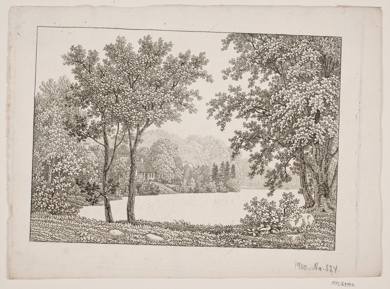 Paisaje con lago de Søren Henrik Petersen