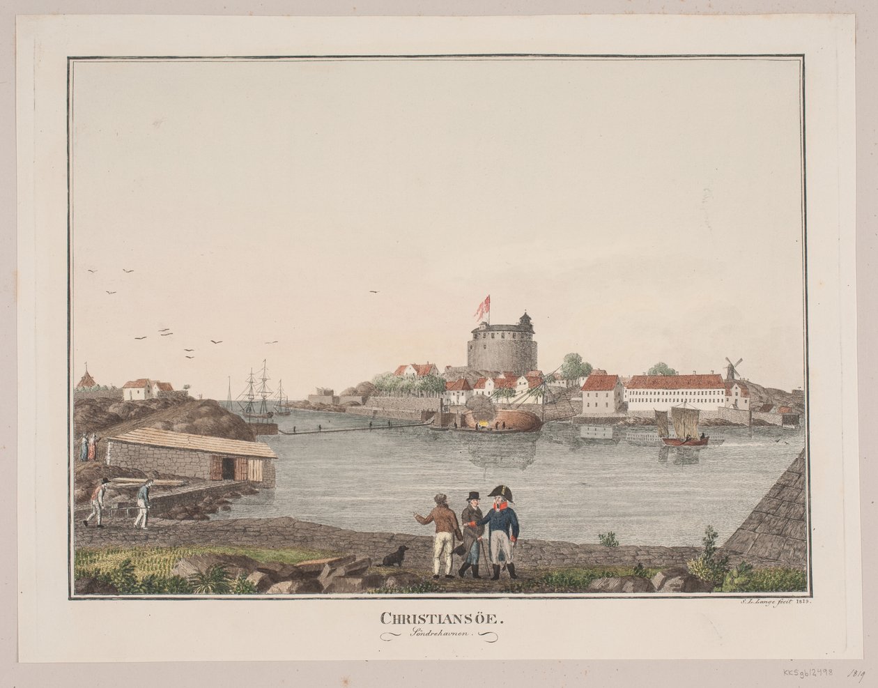 Christiansø. Sydhavnen de Søren L. Lange