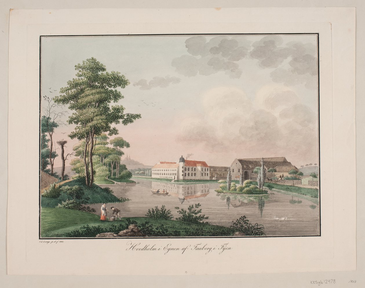 Hvedholm en la región de Faaborg en Fionia de Søren L. Lange