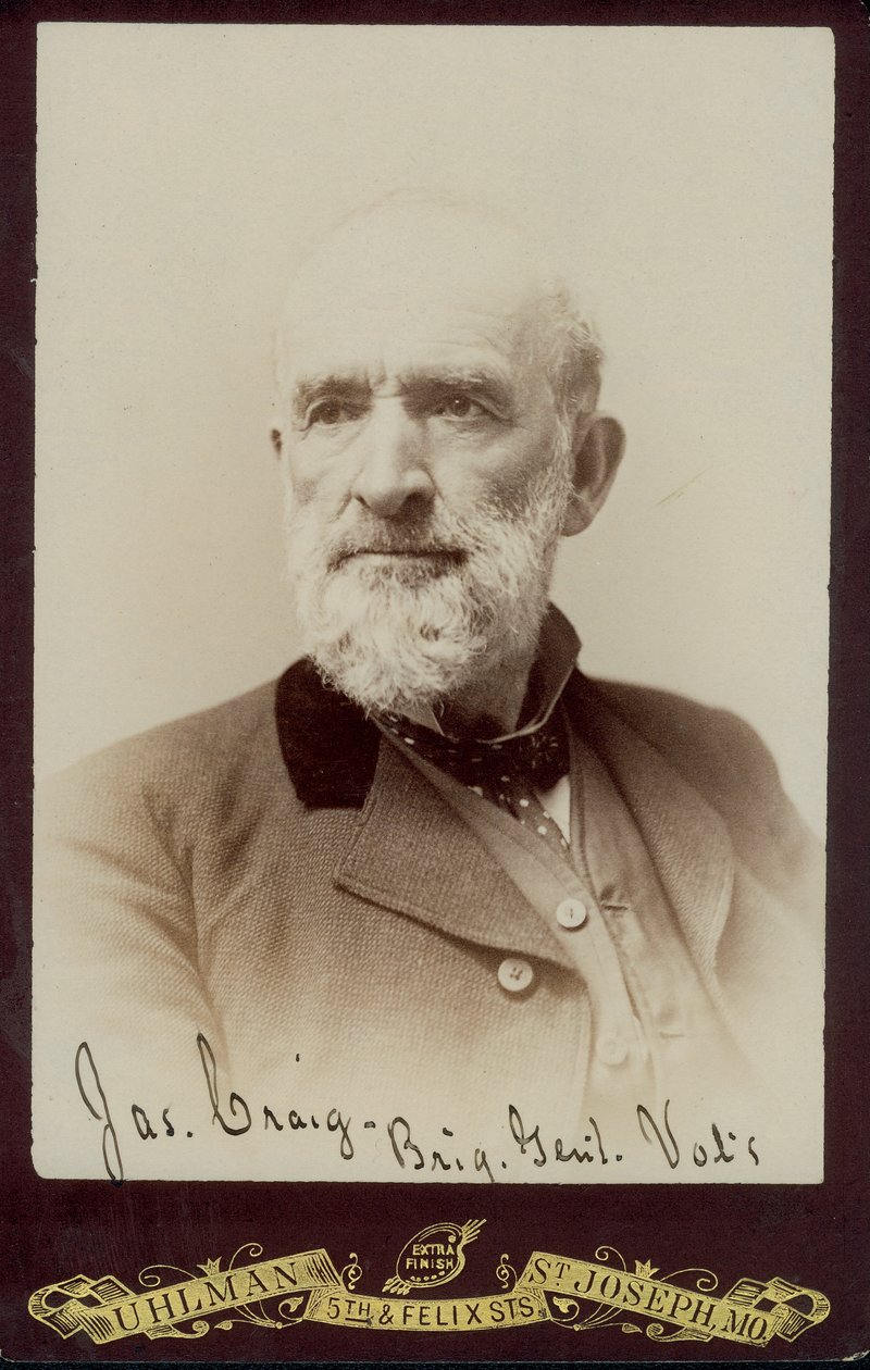 Retrato busto de James Craig Brigadier de St. Joseph Uhlman