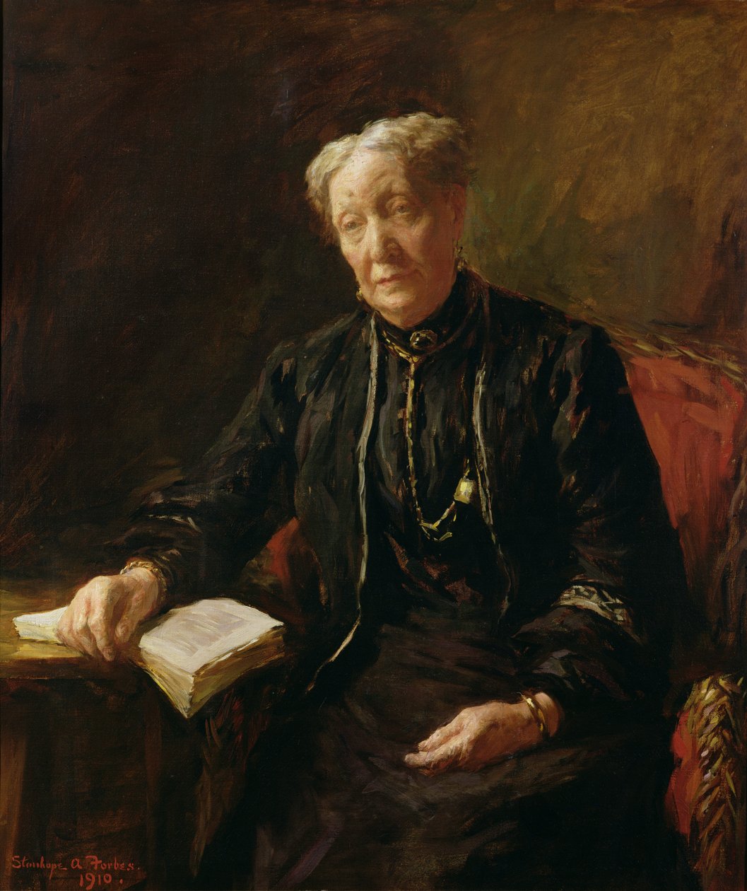 Sra. Forbes, la madre del artista de Stanhope Alexander Forbes