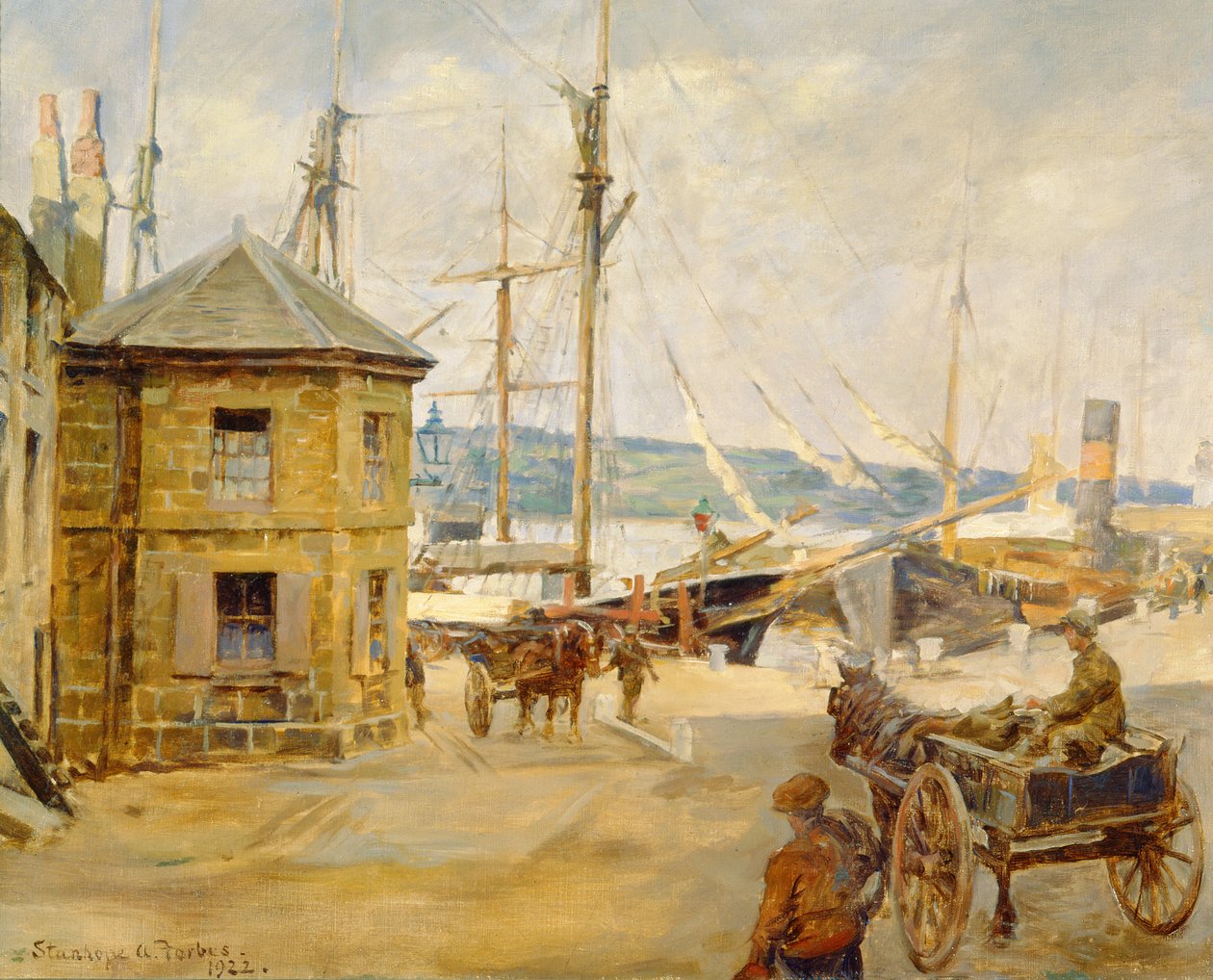 La Oficina del Puerto, Penzance de Stanhope Alexander Forbes