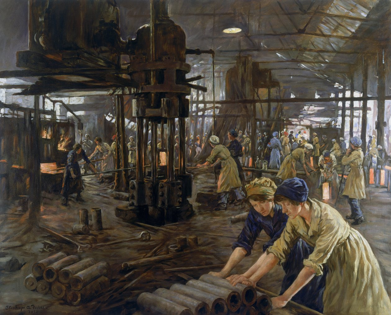 Las chicas de la munición, 1918 de Stanhope Alexander Forbes