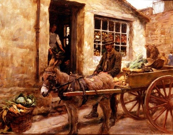 El carro de verduras de Stanhope Alexander Forbes