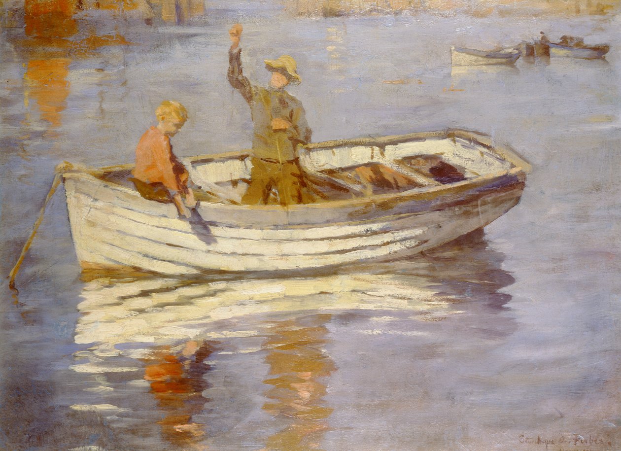 Los jóvenes pescadores de Stanhope Alexander Forbes