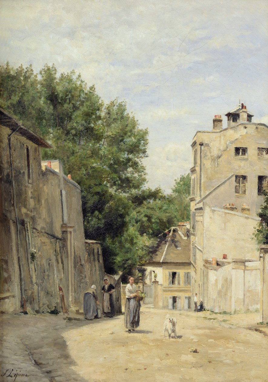 Calle Saint-Vincent, Montmartre de Stanislas Victor Edouard Lepine