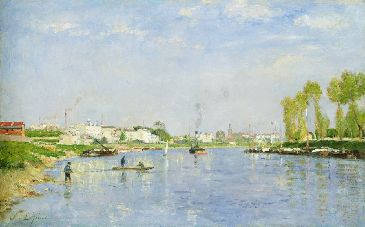 El Canal Saint-Denis de Stanislas Victor Edouard Lepine
