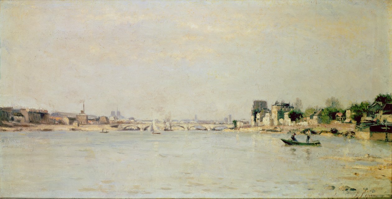 Vista del río Sena de Stanislas Victor Edouard Lepine