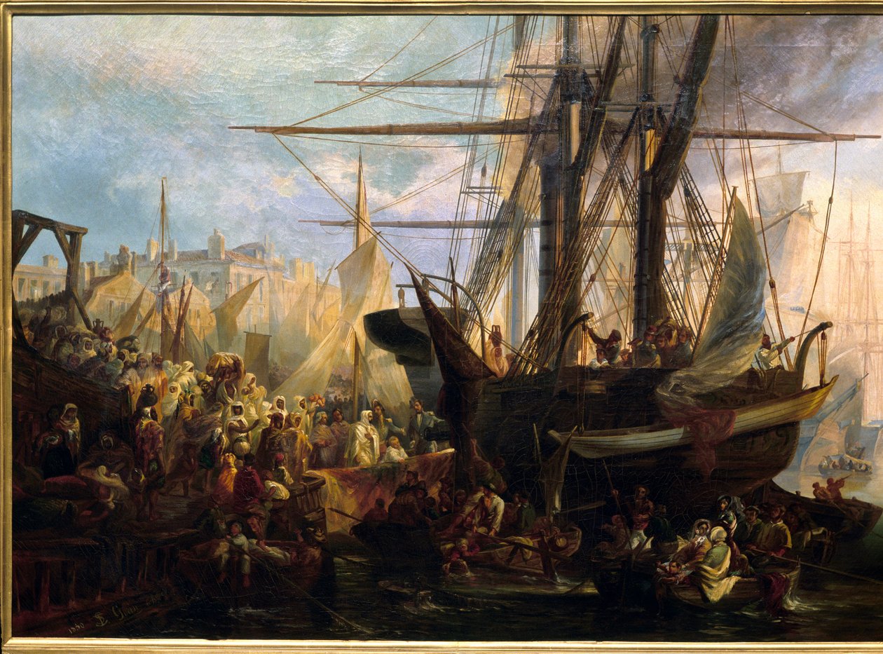 Embarque de Abd El Kader de Stanislas Gorin