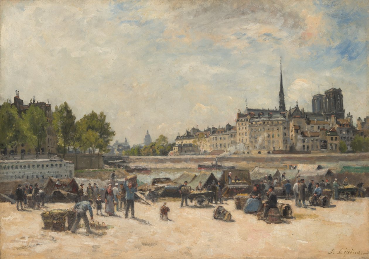 El mercado de la manzana de Stanislas Lepine