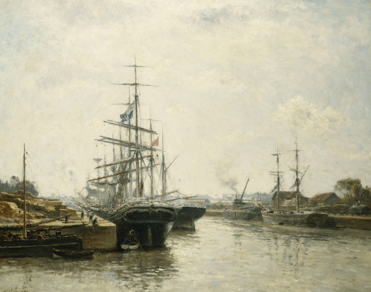 El estanque de Caen de Stanislas Victor Edouard Lepine