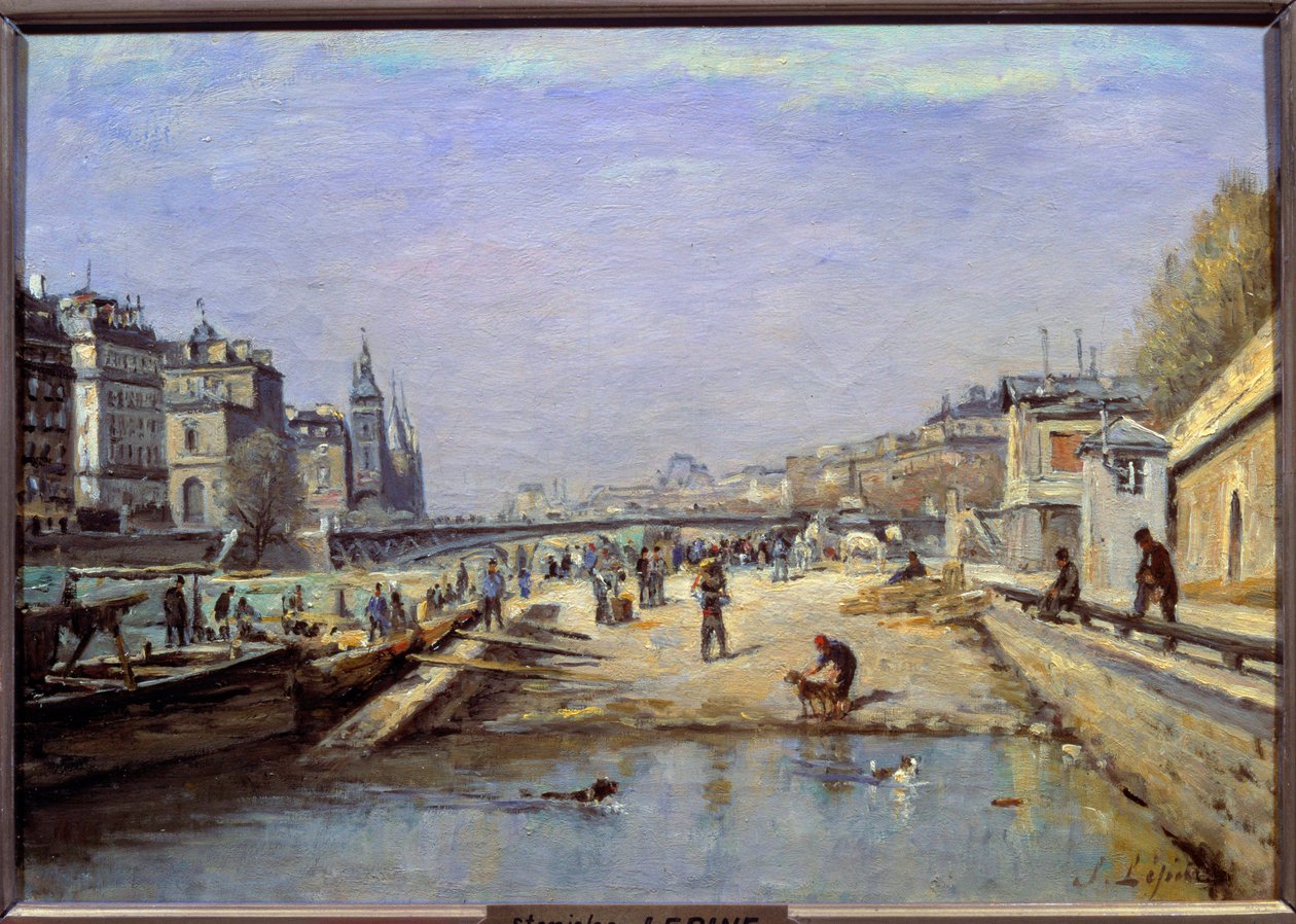 Le quai aux fleurs en París de Stanislas Victor Edouard Lepine