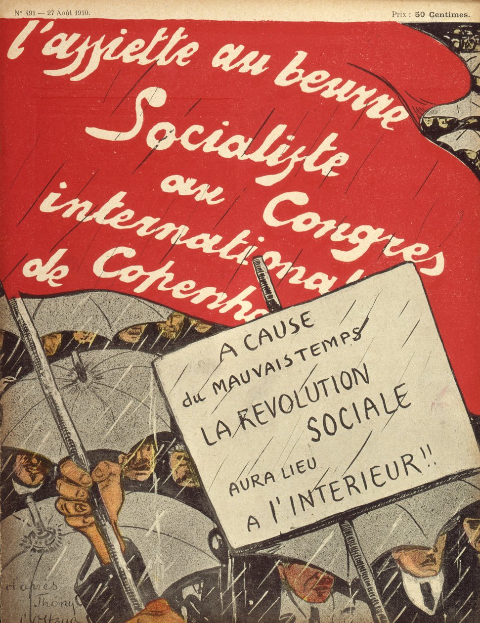 Debido al mal tiempo, la revolución social tendrá lugar en interiores, portada de L