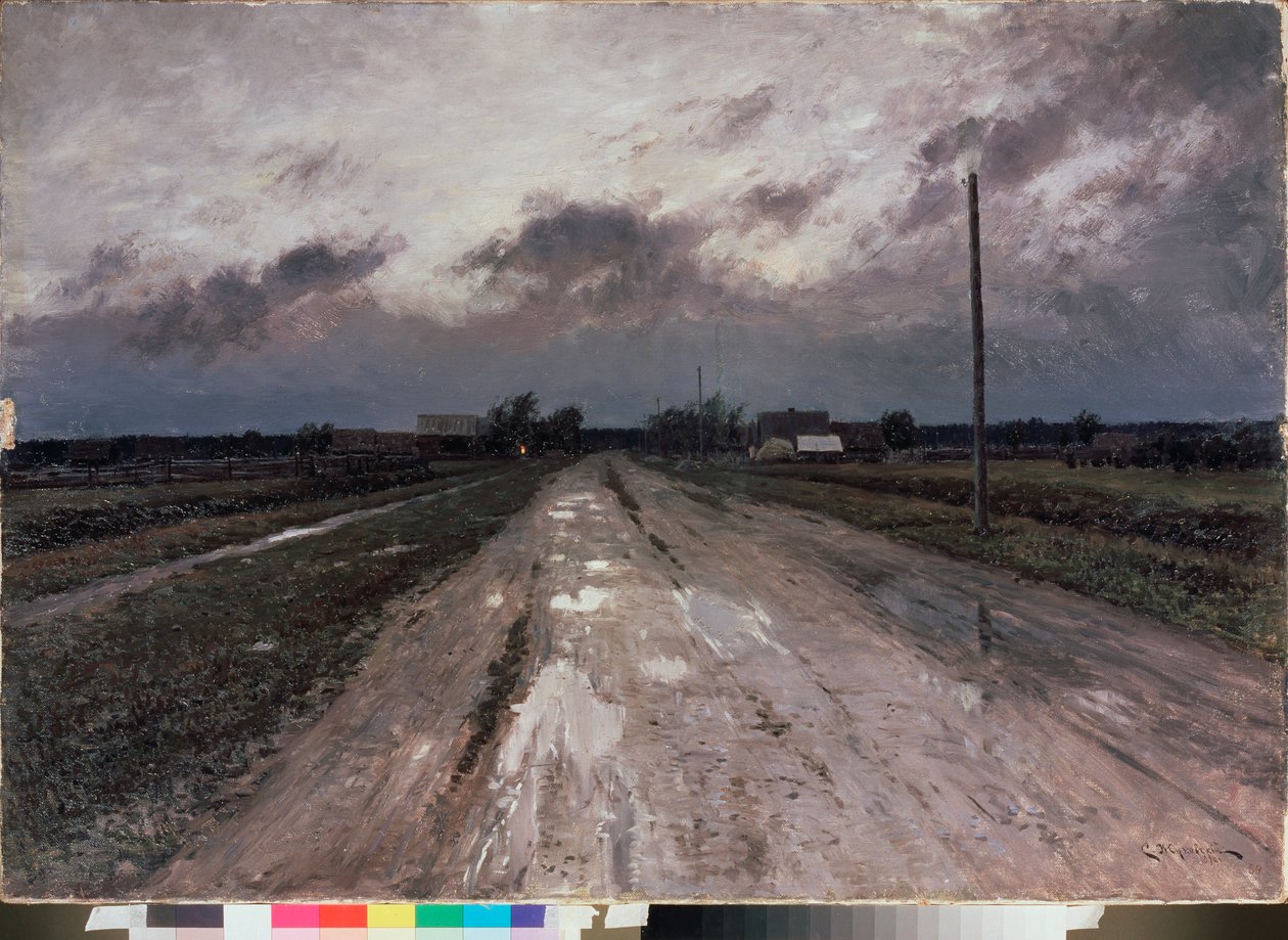 Pintura de Stanislav Yulianovich Joukovski (Zhukovsky) (1873-1944), pintura sobre papel. de Stanislav Joulianovitch Joukovski