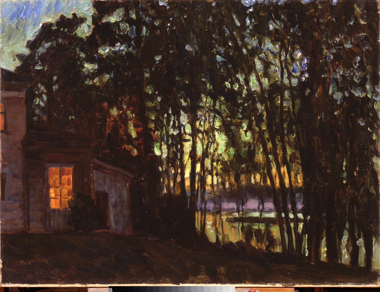 Noche de julio. Pintura de Stanislav Yulianovich Zhukovsky (1873-1944), óleo sobre lienzo de Stanislav Joulianovitch Joukovski