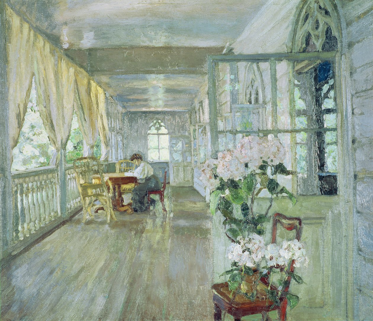 Terraza de la Casa Solariega de Stanislav Julianovic Zukovskij