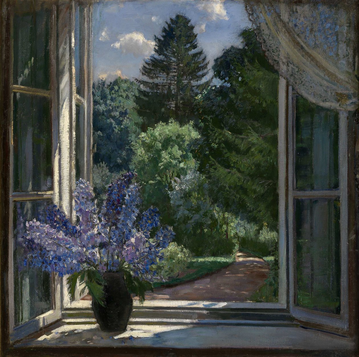 Vista desde una ventana, 1939 de Stanislav Julianovic Zukovskij