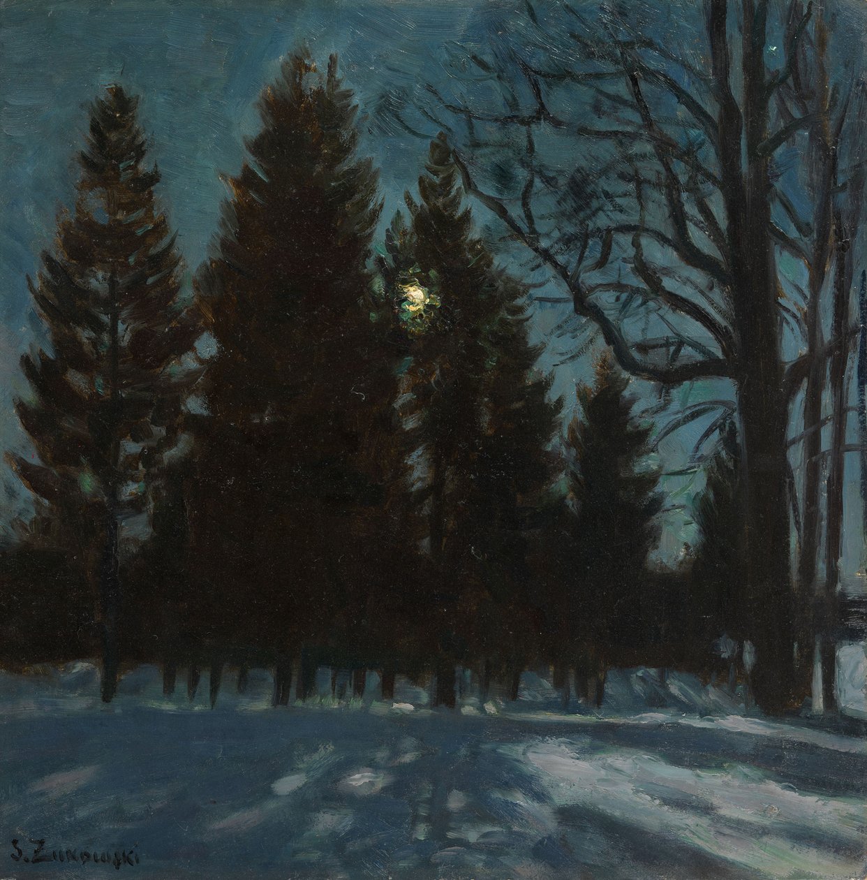 Noche de invierno, 1931 de Stanislav Julianovic Zukovskij
