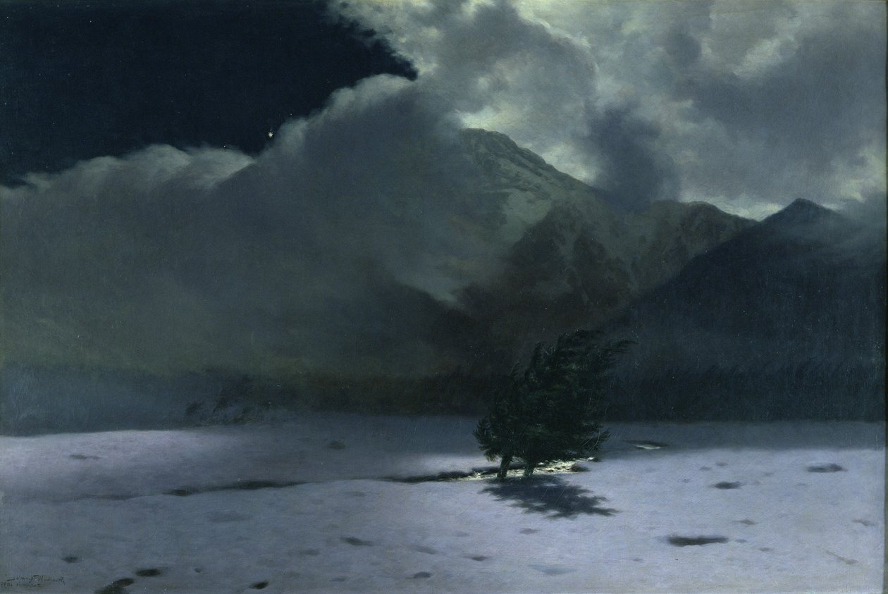 Viento en las montañas Tatra, 1895 de Stanislaw Ignacy Witkiewicz