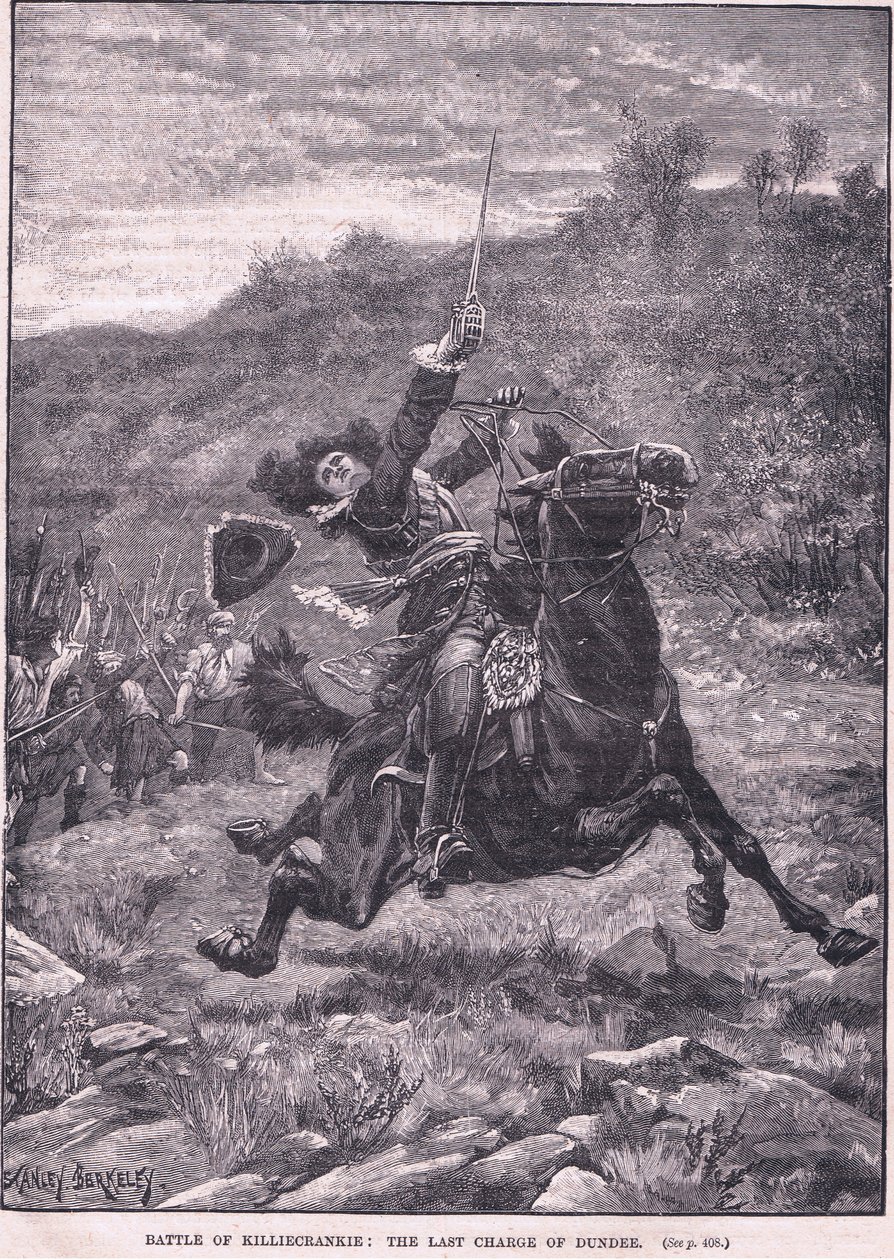 Batalla de Killiecrankie: La última carga de Dundee AD 1689 de Stanley Berkeley