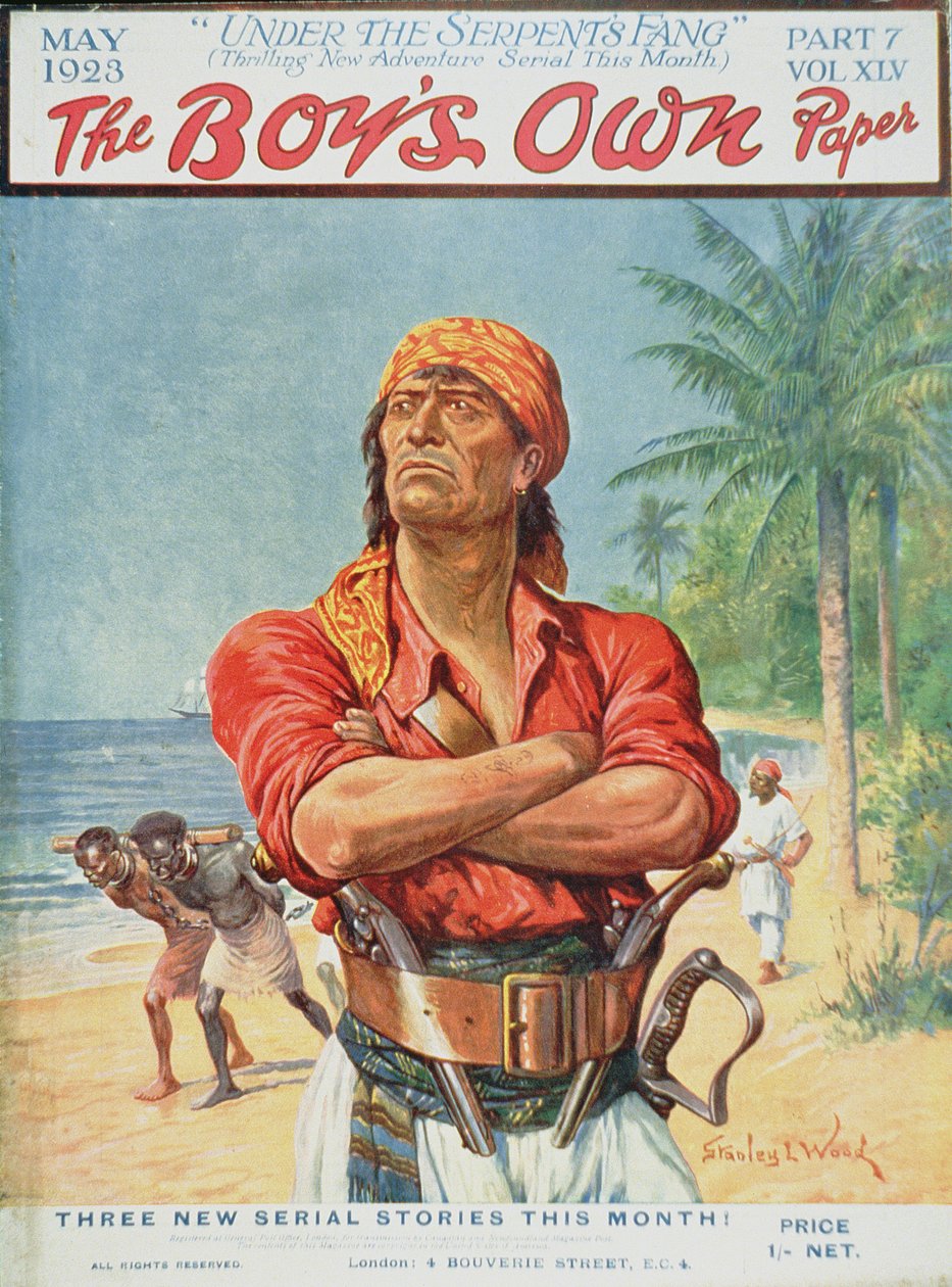 Figura de pirata de la portada de 
