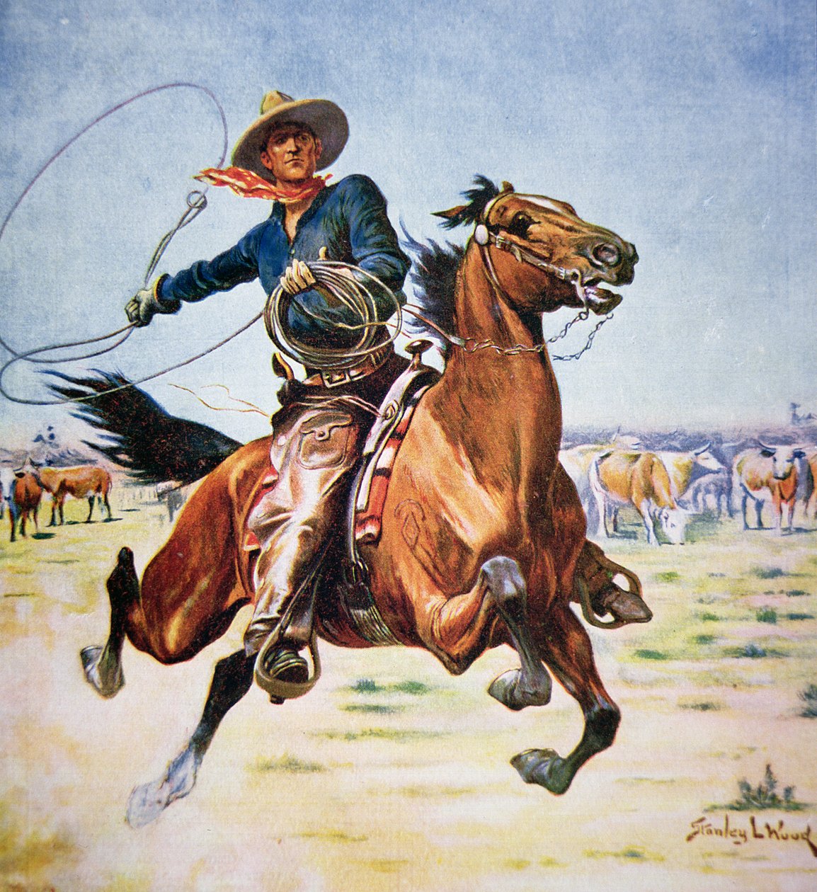 Vaquero de Texas de Stanley L. Wood