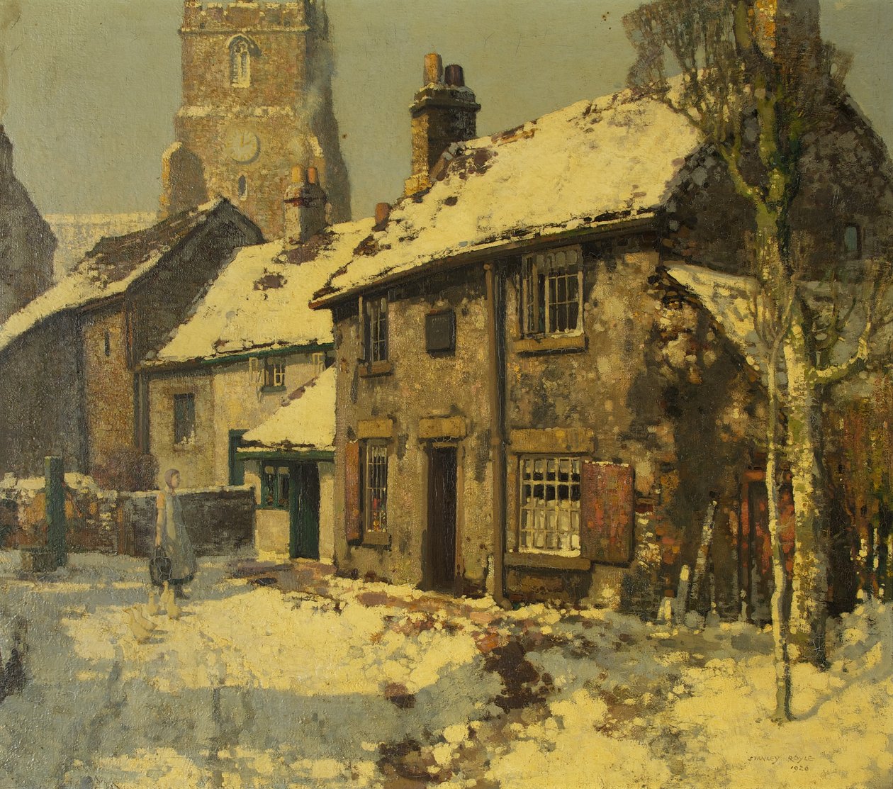 Calle Village, Invierno de Stanley Lloyd