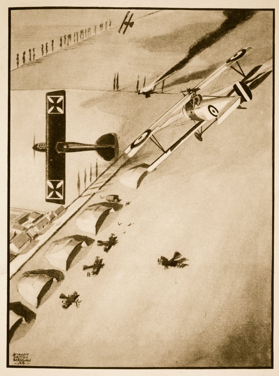 El Coronel Bishop obtiene su V.C., ilustración de 