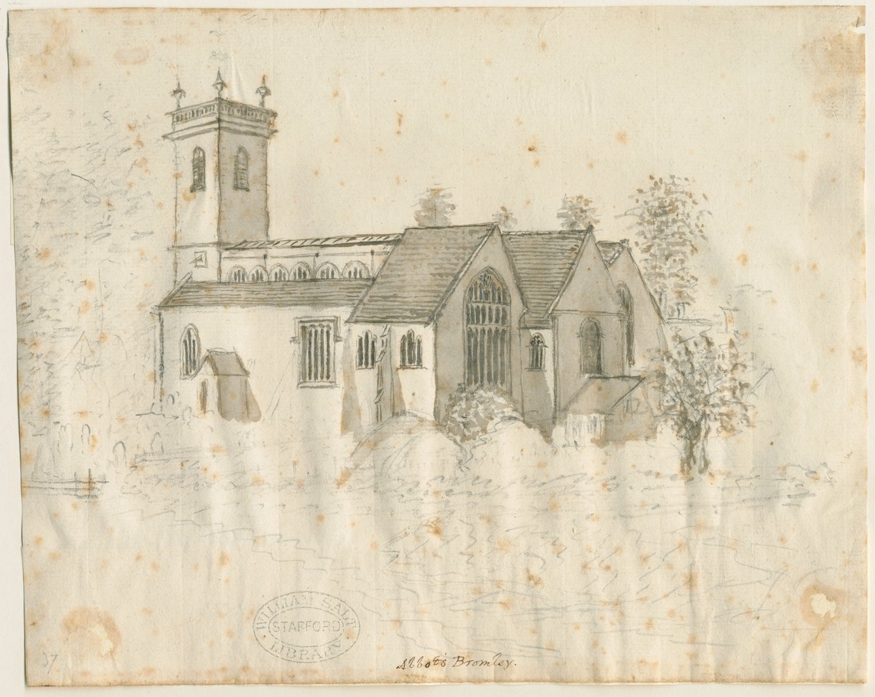Iglesia de Abbots Bromley de Stebbing Shaw