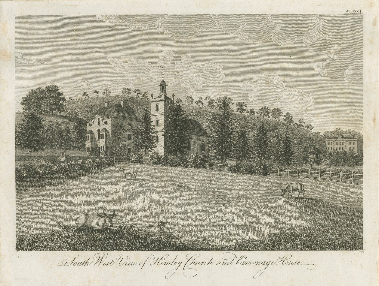 Iglesia y Casa Parroquial de Himley de Stebbing Shaw