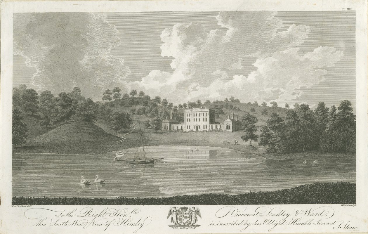 Salón Himley: grabado de Stebbing Shaw