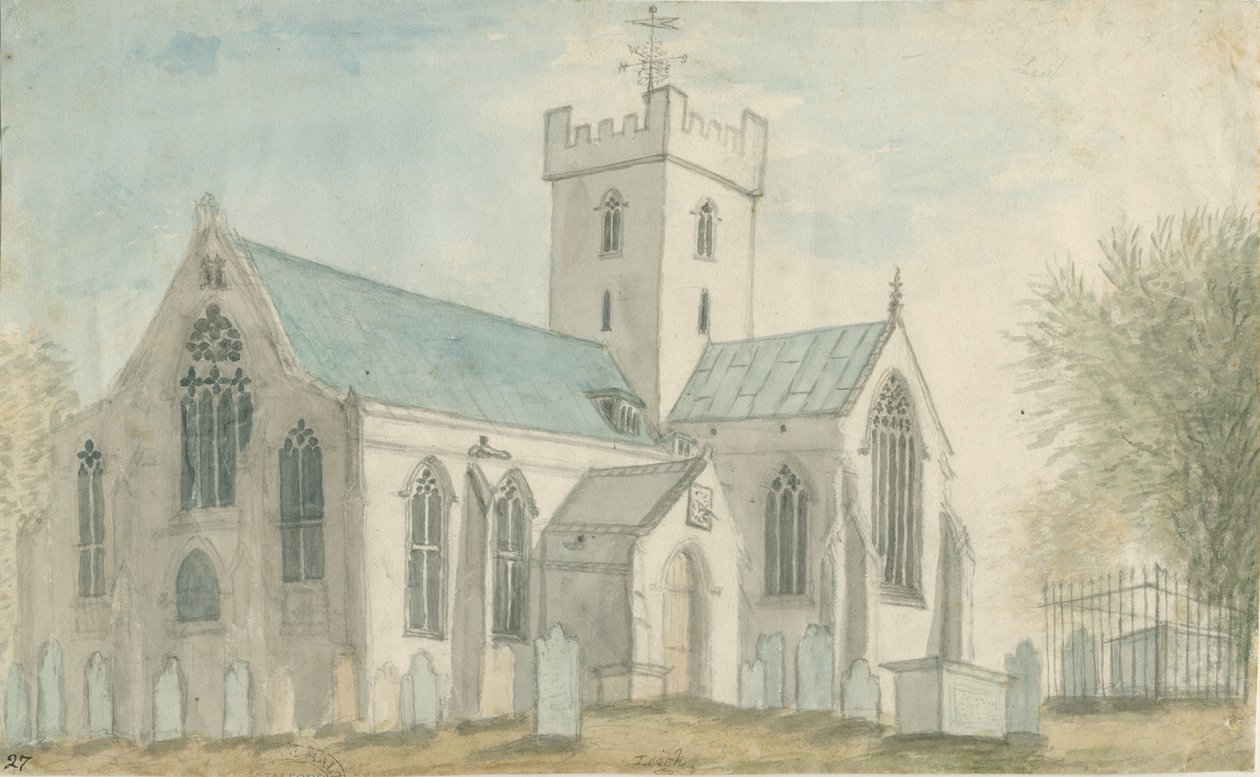 Iglesia de Leigh, s.f. [c. 1795] de Stebbing Shaw