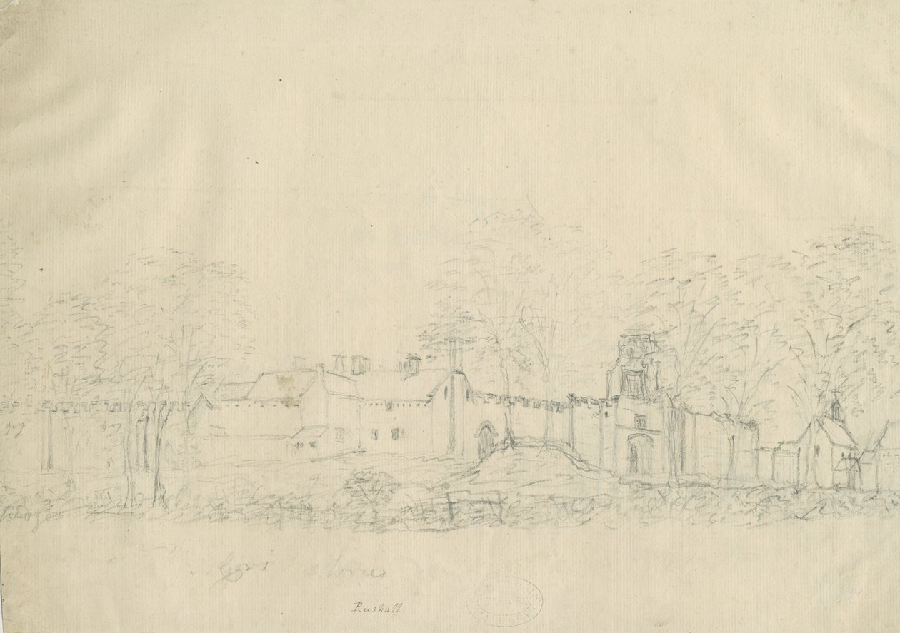Rushall Castle/Hall de Stebbing Shaw