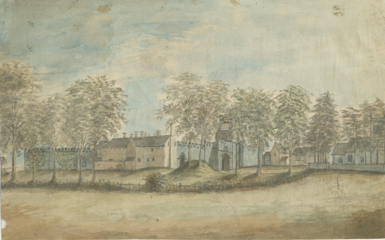 Rushall Castle/Hall de Stebbing Shaw
