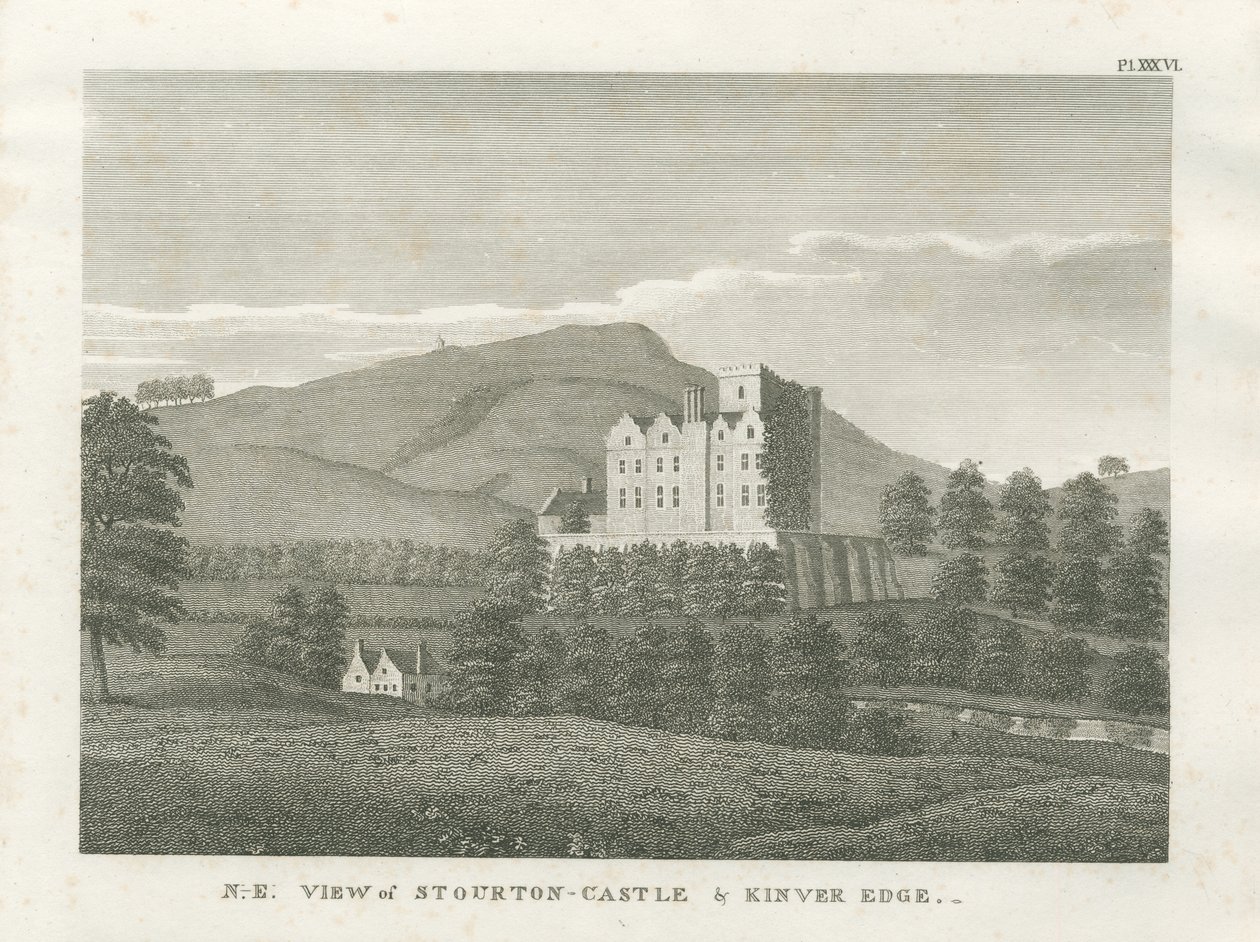 Castillo de Stourton y Kinver Edge de Stebbing Shaw