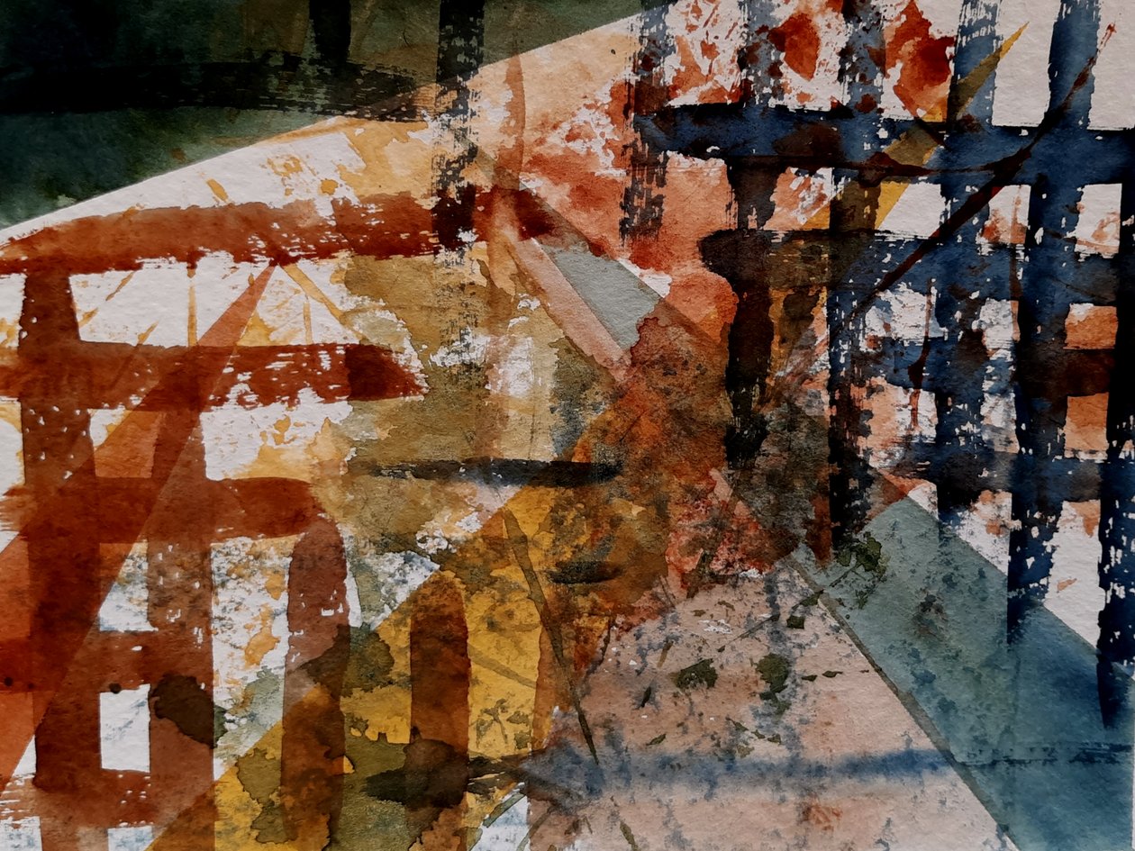Experimento con hojas - Nº 2 de Steegs Art Karin