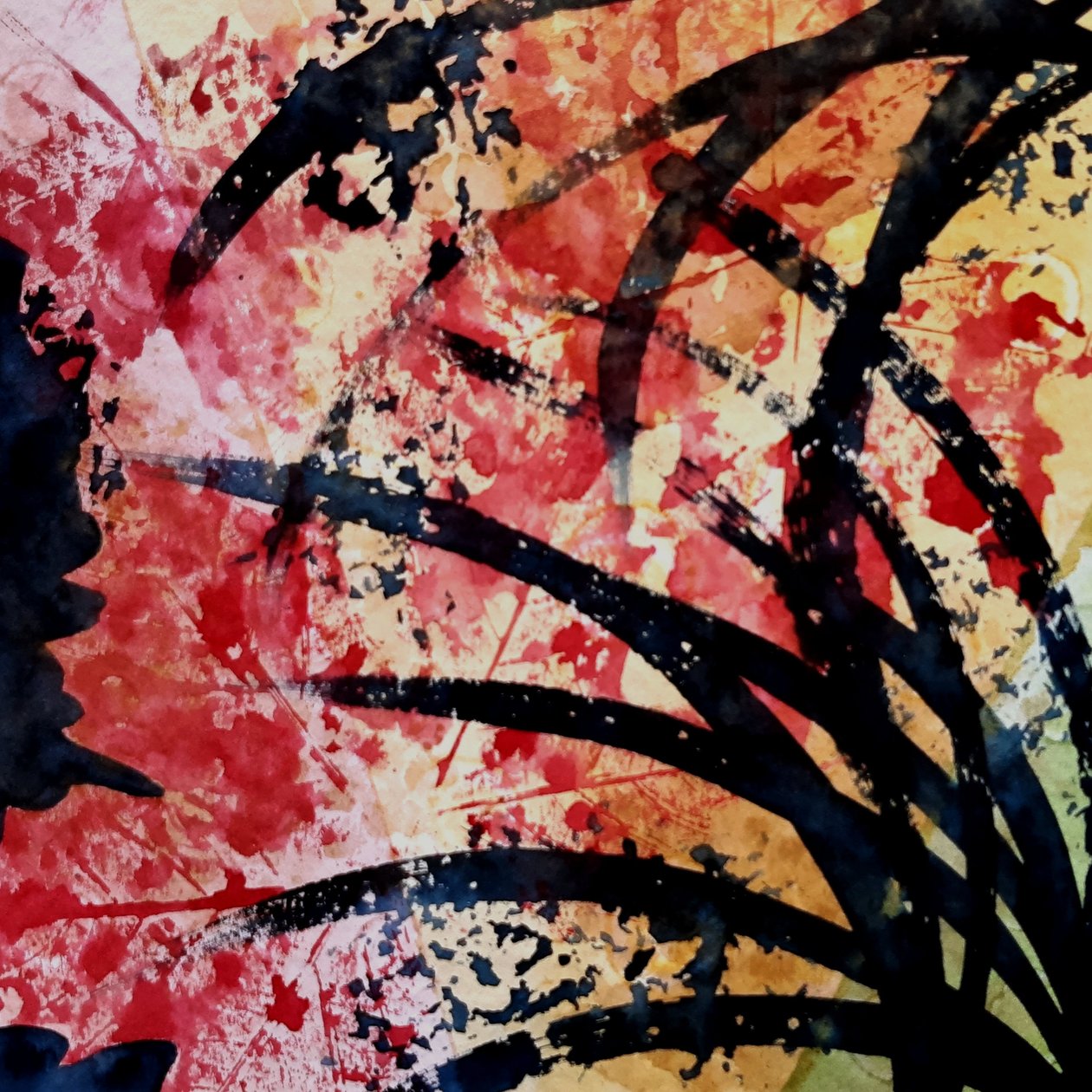 Experimento con hojas - Nº 5 de Steegs Art Karin