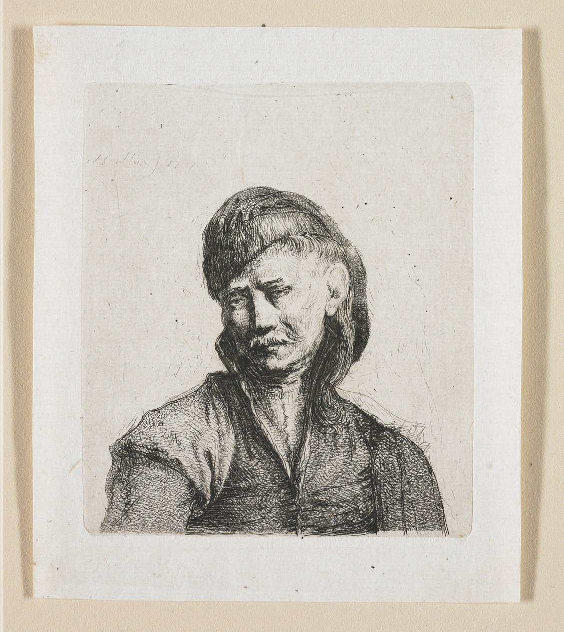 Busto de cosaco de Stefan Juliusz Norblin de la Gourdaine