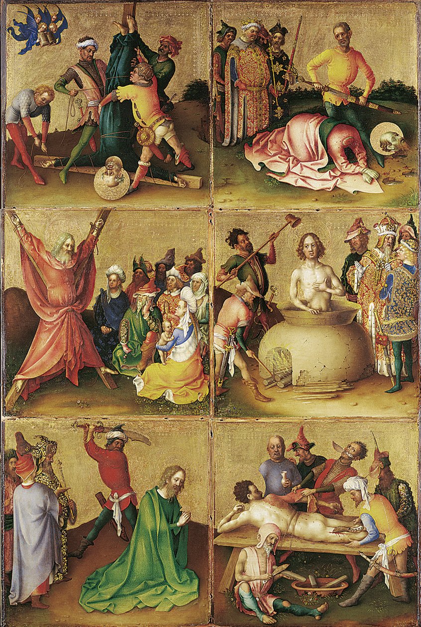 Stefan Lochner - Martirio de los Apóstoles - Google Art Project de Stefan Lochner
