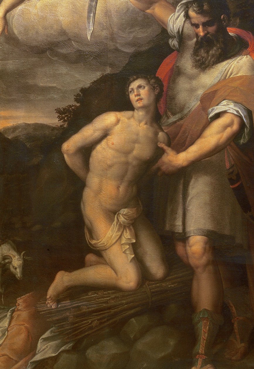 El Sacrificio de Isaac (detalle) de Stefano Pieri