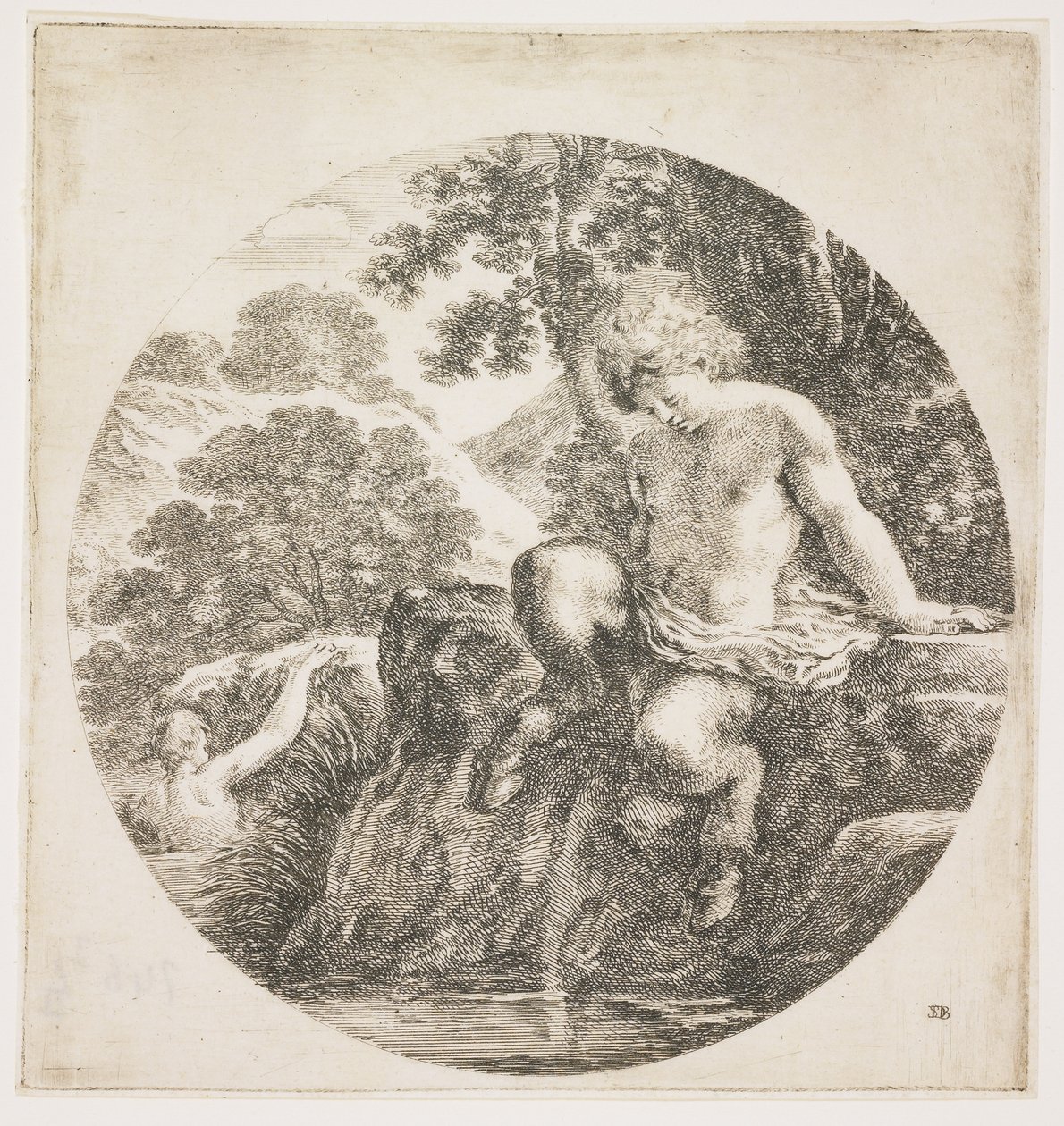 El Joven Sátiro, 1656 de Stefano della Bella