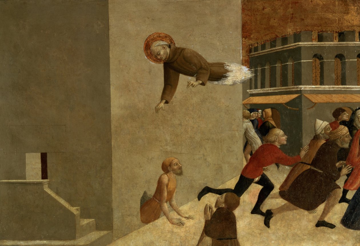 El Beato Ranieri Rasini liberando a los Pobres de la Prisión en Florencia, panel de predela del políptico de San Francesco de Borgo San Sepolcro, 1437-44 de Stefano Sassetta