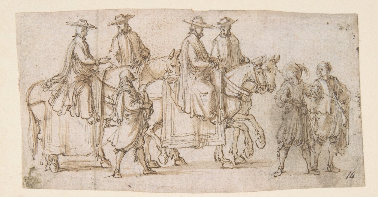 Una procesión de Stefano della Bella
