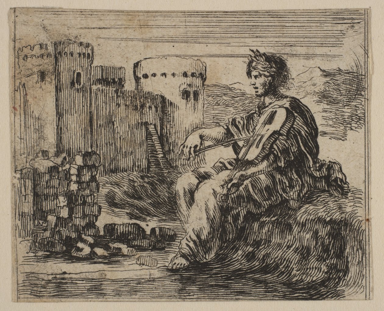 Amphion, del Juego de la Mitología, 1644 de Stefano della Bella