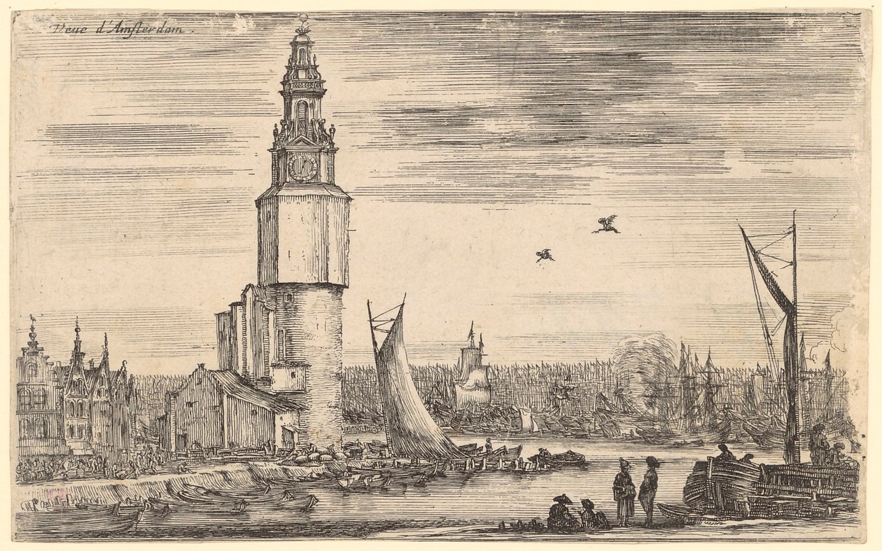 Vista de Ámsterdam de Stefano della Bella