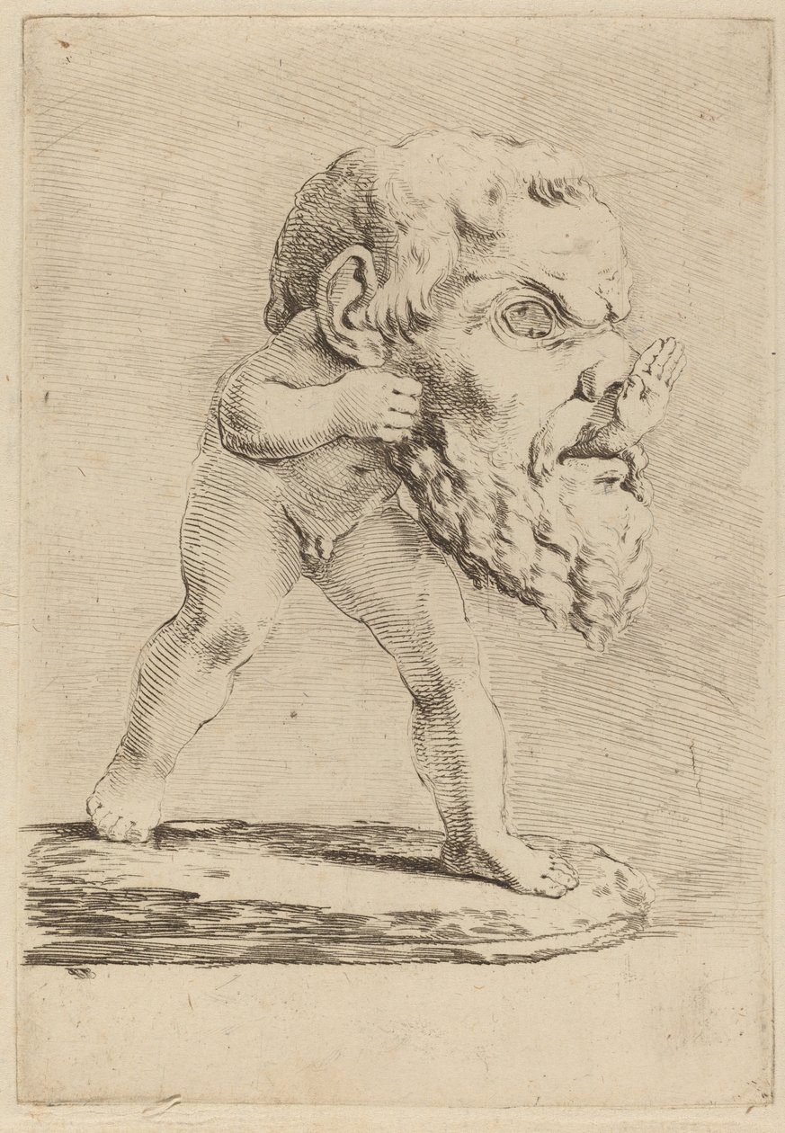 Niño con máscara de Stefano della Bella