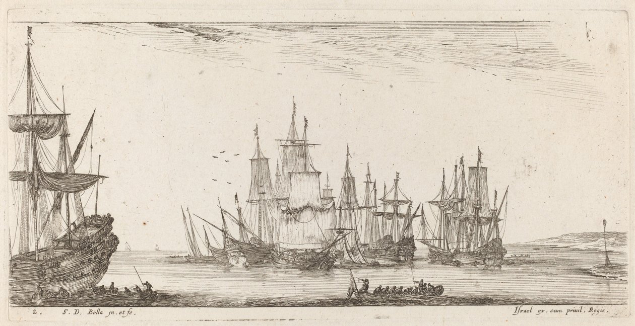 Grupo de barcos de Stefano della Bella