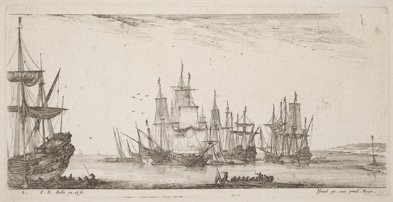 Grupo de barcos de Stefano della Bella